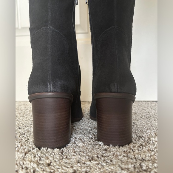 NIB Lucky Brand Jolna black suede boots, 7.5 - Picture 6 of 13